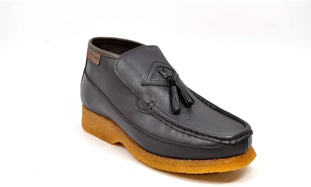British Collection Men's Classic Three Quarters Slip on Leather Shoes