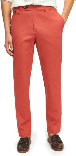 Brooks Brothers Men's Cotton Poplin Slim Fit Stretch Chino Pants