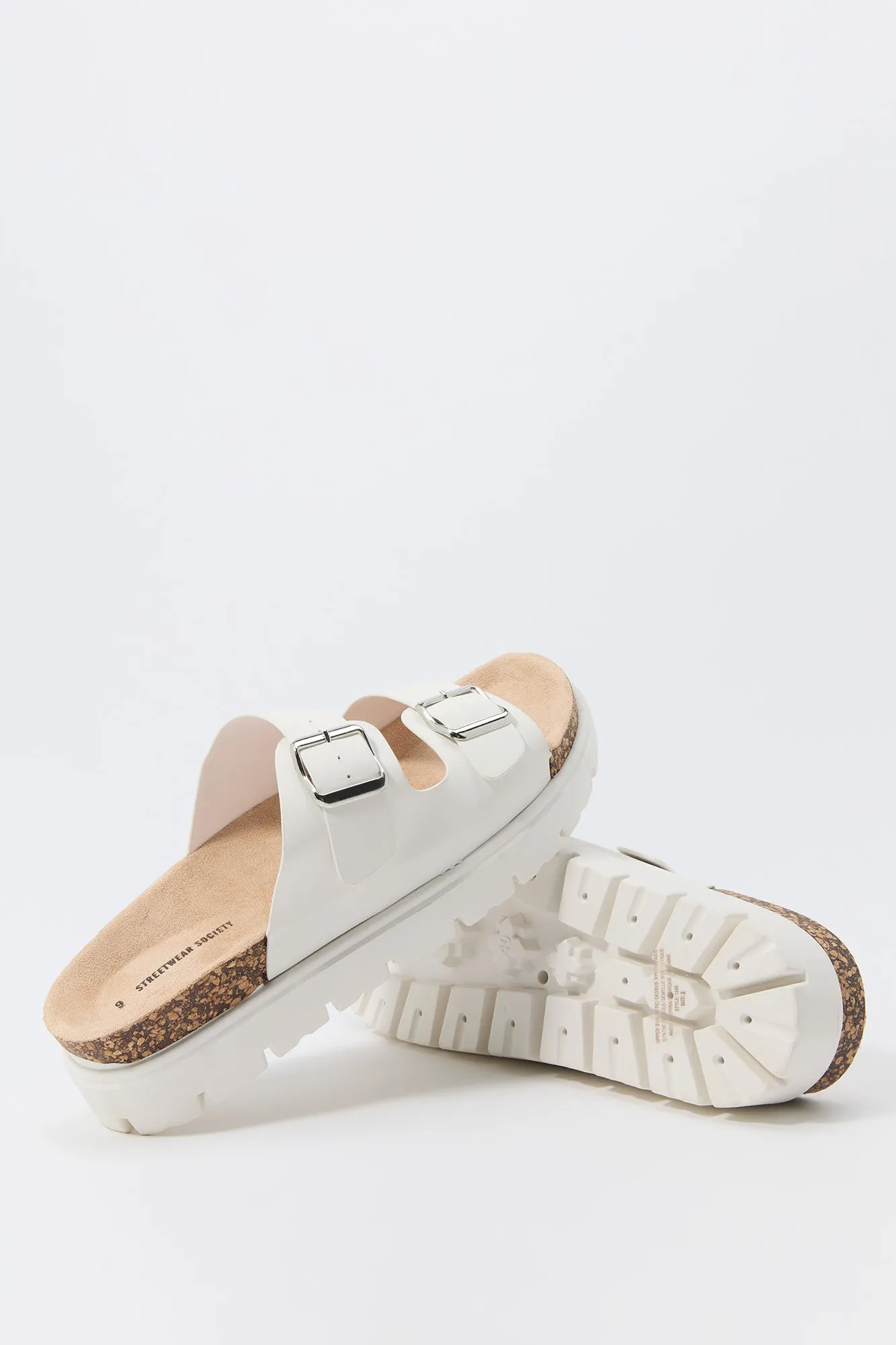 Buckled Platform Cork Sandal