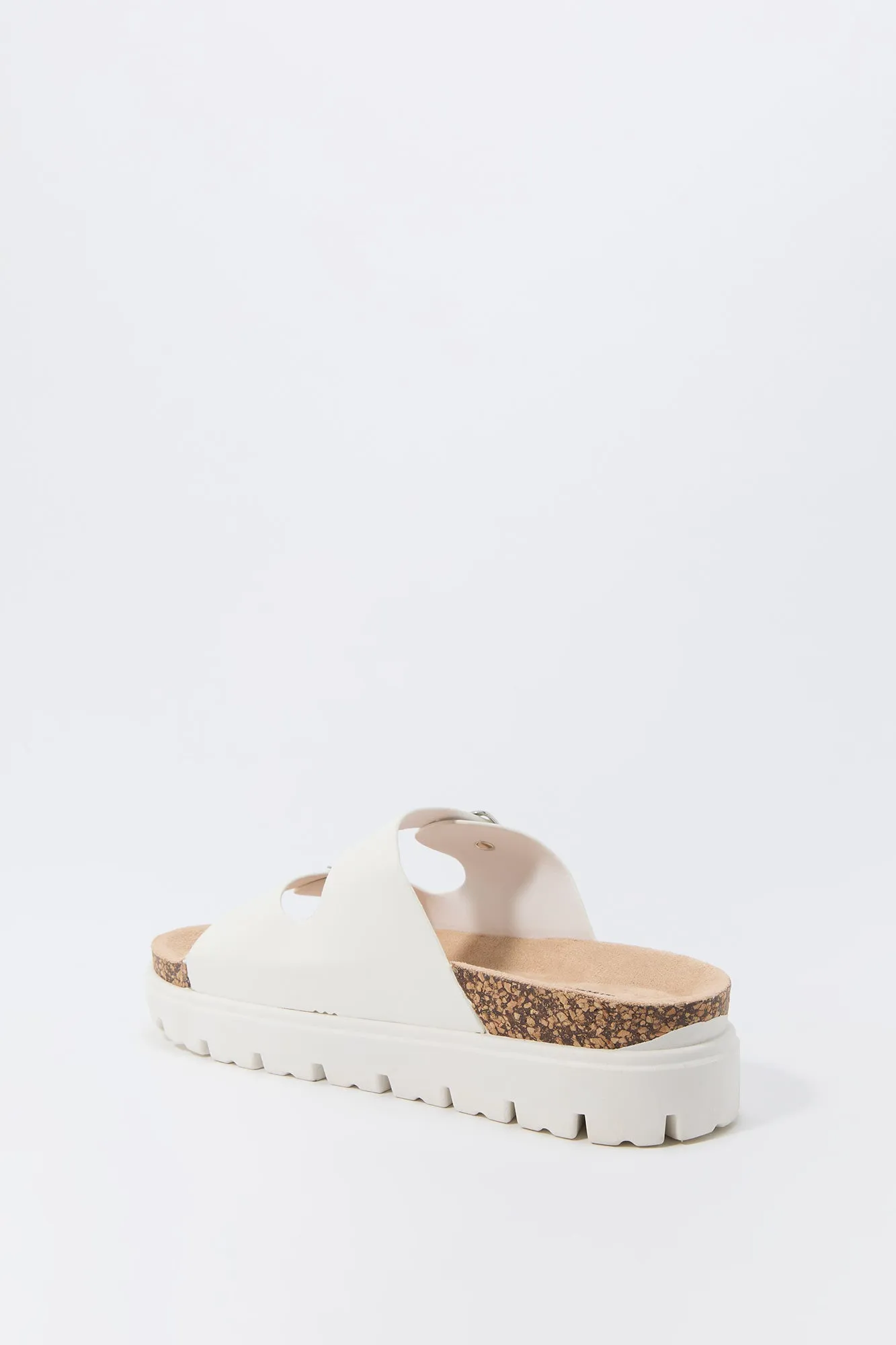 Buckled Platform Cork Sandal