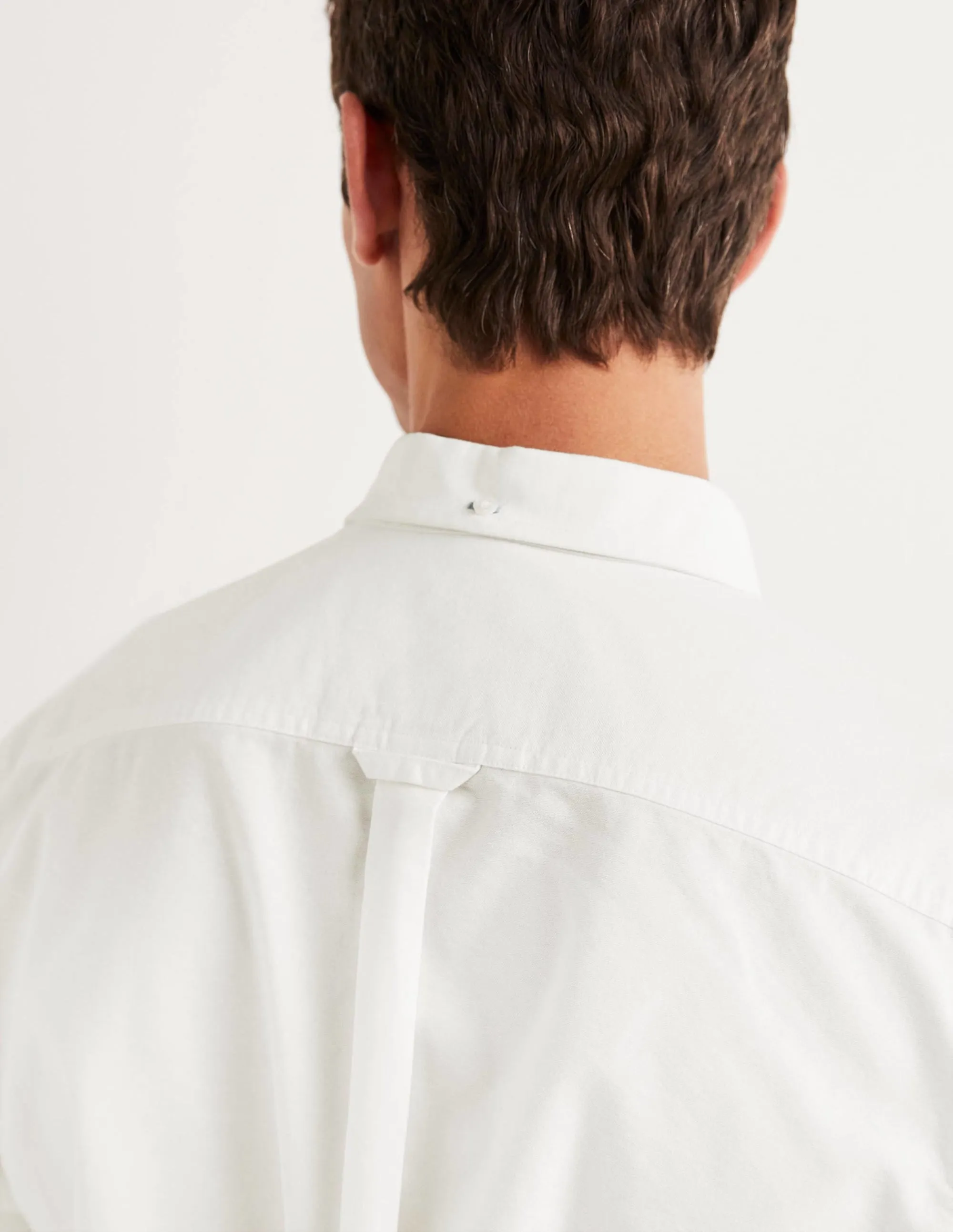 Button Down Oxford Shirt-Oxford White