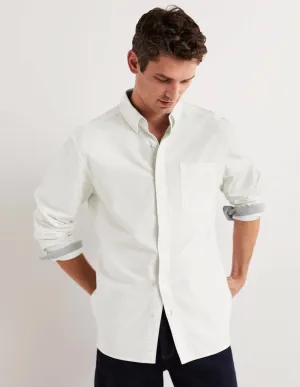 Button Down Oxford Shirt-Oxford White