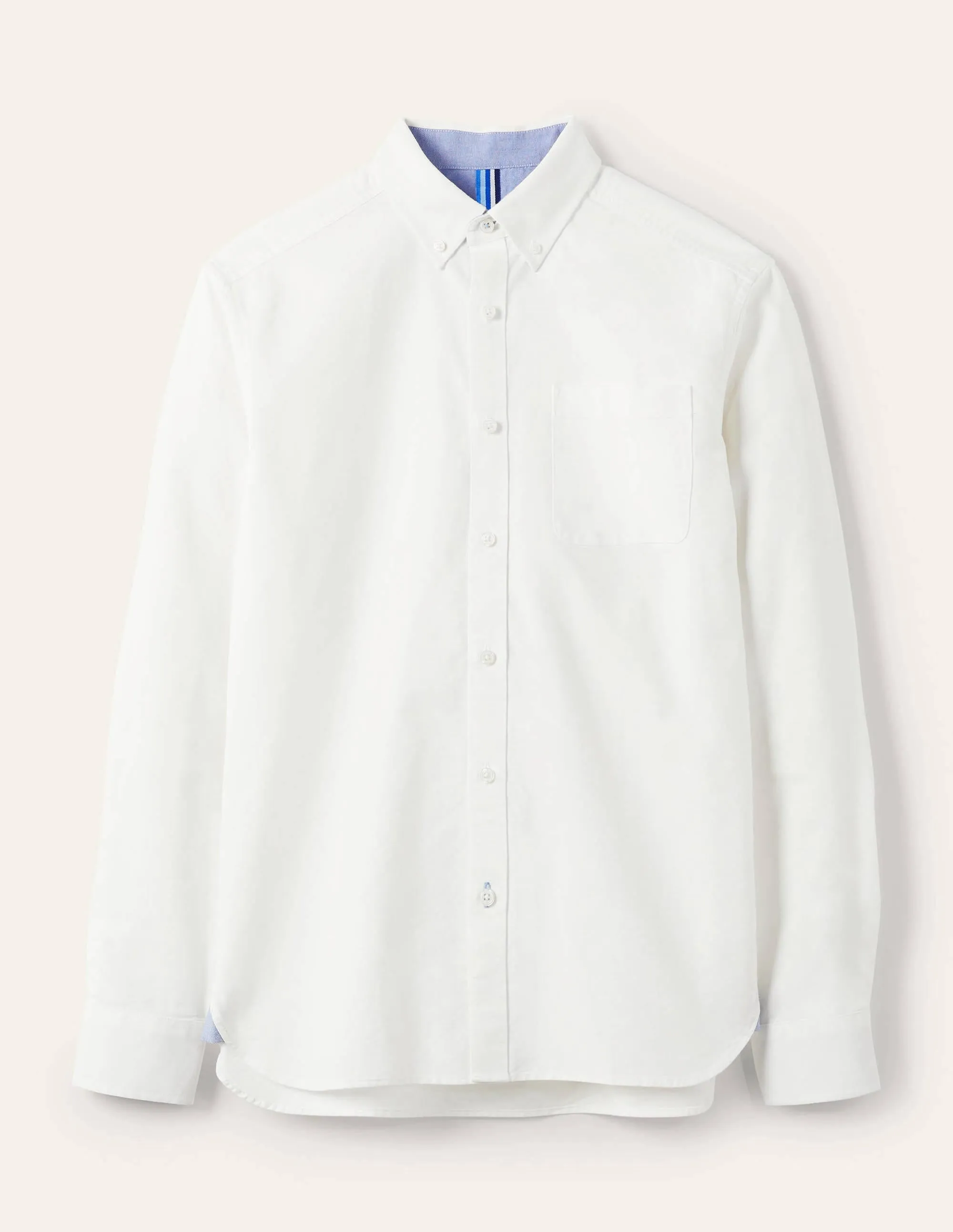 Button Down Oxford Shirt-Oxford White