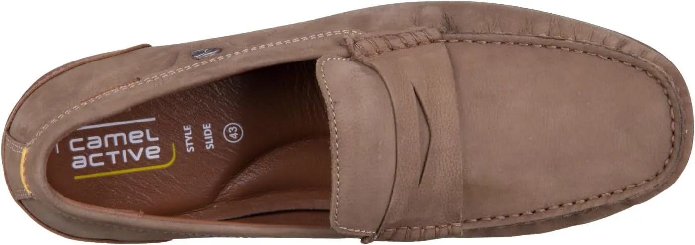 camel active Men's Slippers, Men's Slip-On with Interchangeable Footbed