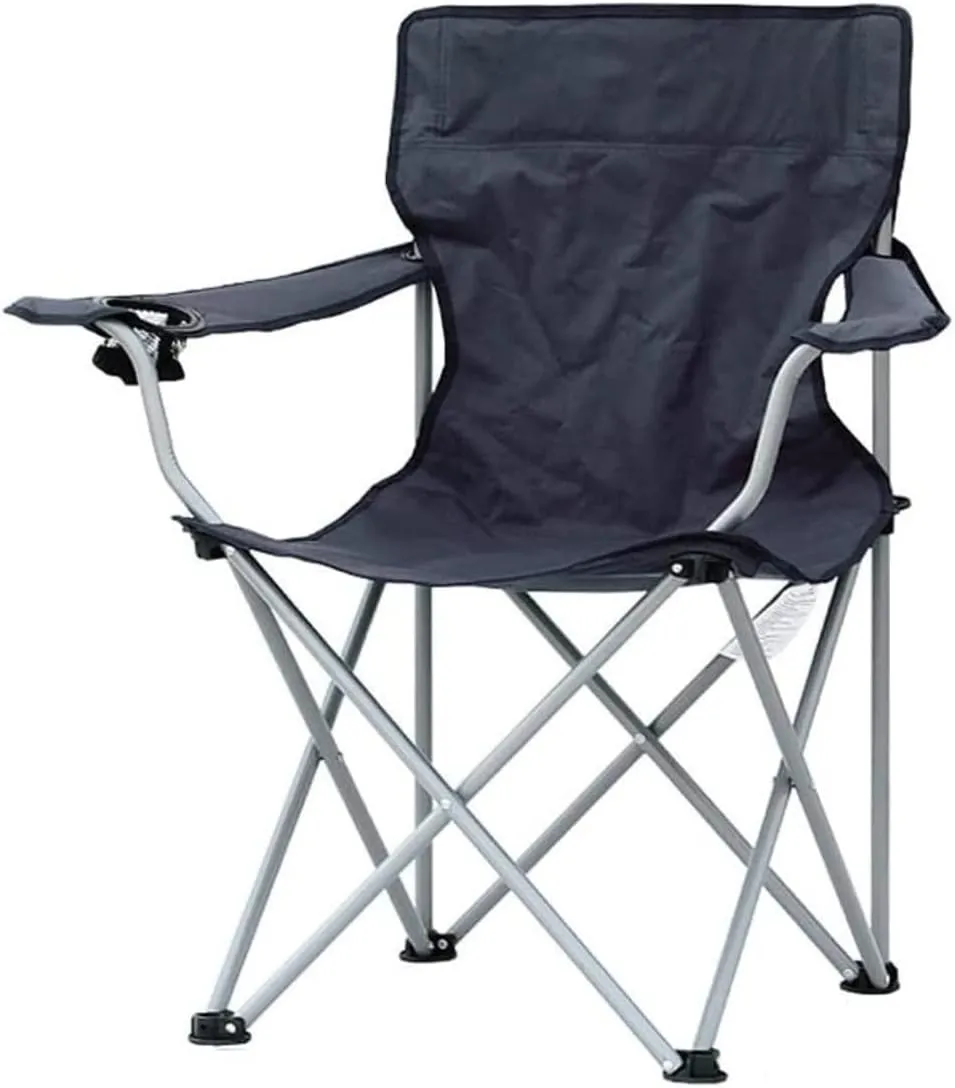 Camping Chair Camp Chair Padded Camping Chairs Outdoor Folding Armchair with Cup Holder Beach Fishing Chair Portable Leisure High Backrest Chair s Outdoor Fishing Chair