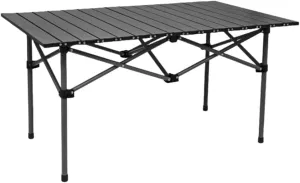 Camping Folding Table and Chair Set Outdoor Portable Camping Chair Egg roll Table Aluminum Alloy Picnic Table,Rectangle