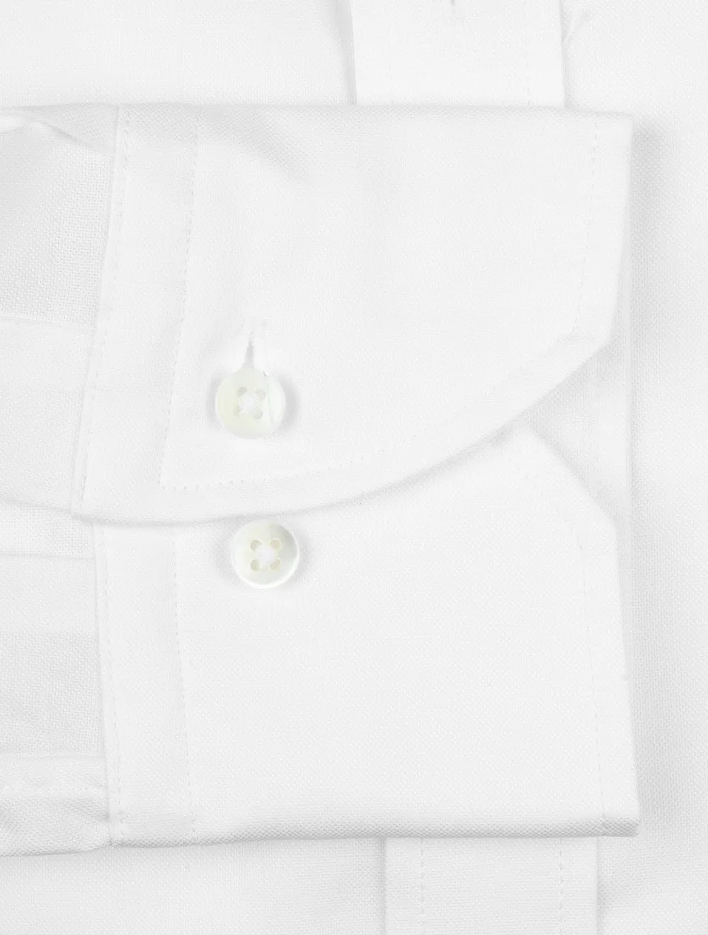 Casual Blend Fitted Shirt White