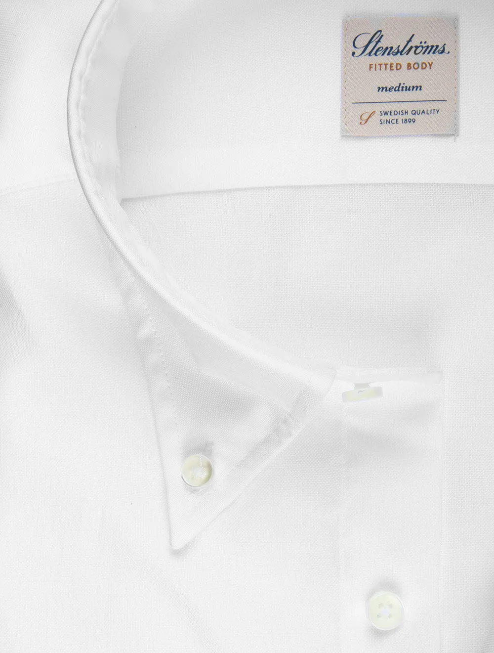 Casual Blend Fitted Shirt White