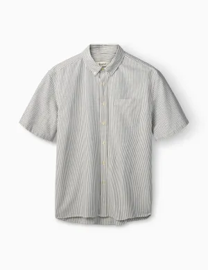 CEDAR OXFORD SHIRT - BLUE STRIPE