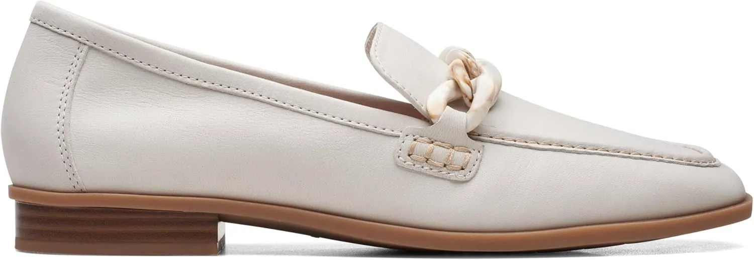 Clarks Womens Sarafyna Iris Leather Shoes