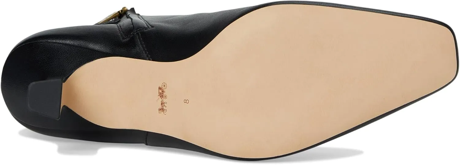 Coach Women's Rebecca Leather Bootie Ankle Boot