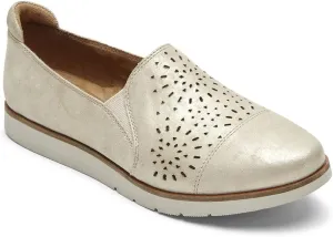 Cobb Hill Laci Twin-Gore Women's Slip-on Comfort Metallic Leather - 6.5 Medium