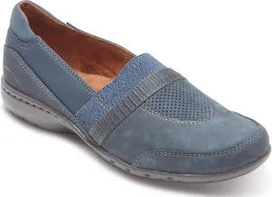 Cobb Hill Penfield A Line Casual Slip-On Women's Slip On, 11 B(M) US, Blue
