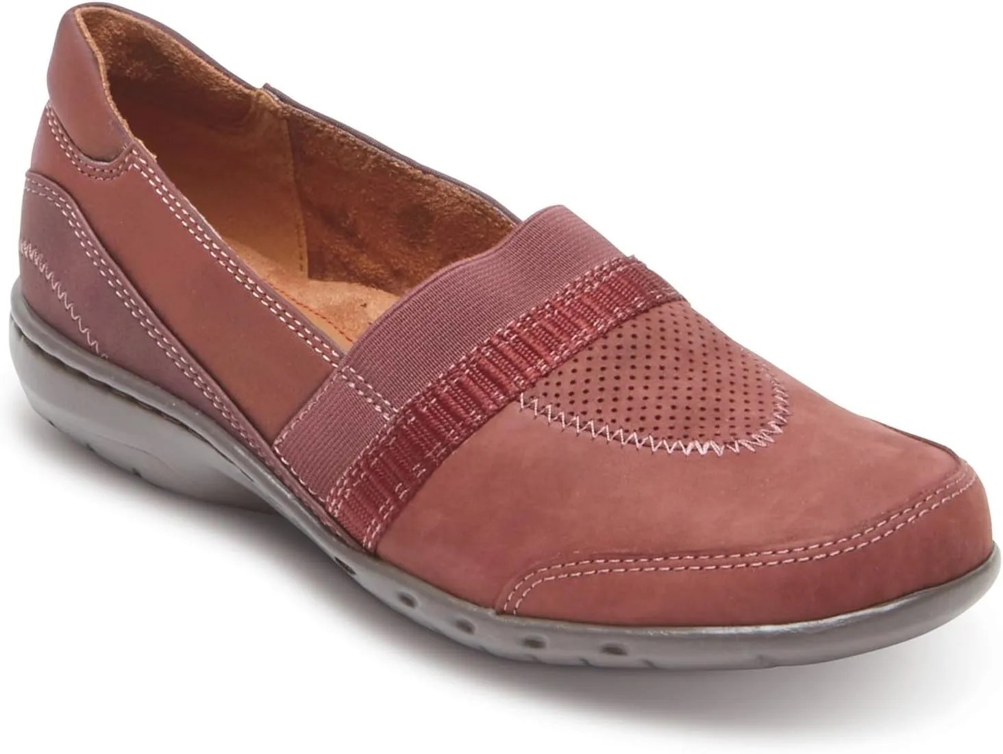 Cobb Hill Penfield A Line Casual Slip-On Women's Slip On, 7 C/D US, Redwood