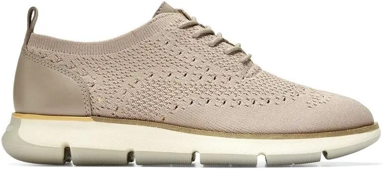 Cole Haan 4.Zerogrand Stitchlite Oxford Etherea Knit/Etherea Smooth Leather/Pumpkin/Optic White 8.5 C - Wide