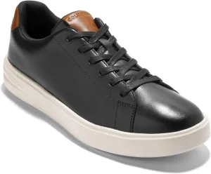 Cole Haan Men's Grand  Court Sneakers, Black/Ivory, 10.5