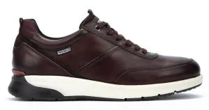 'Cordoba' men's lace-up sneaker - Brown olmo