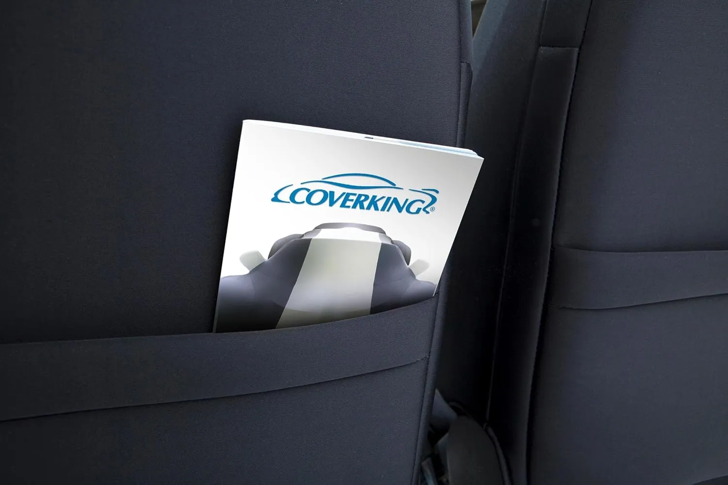 Coverking Custom Fit Front 50/50 Bucket Seat Cover for Select Toyota 4Runner Models - Spacermesh 2-Tone (Taupe with Black Sides)