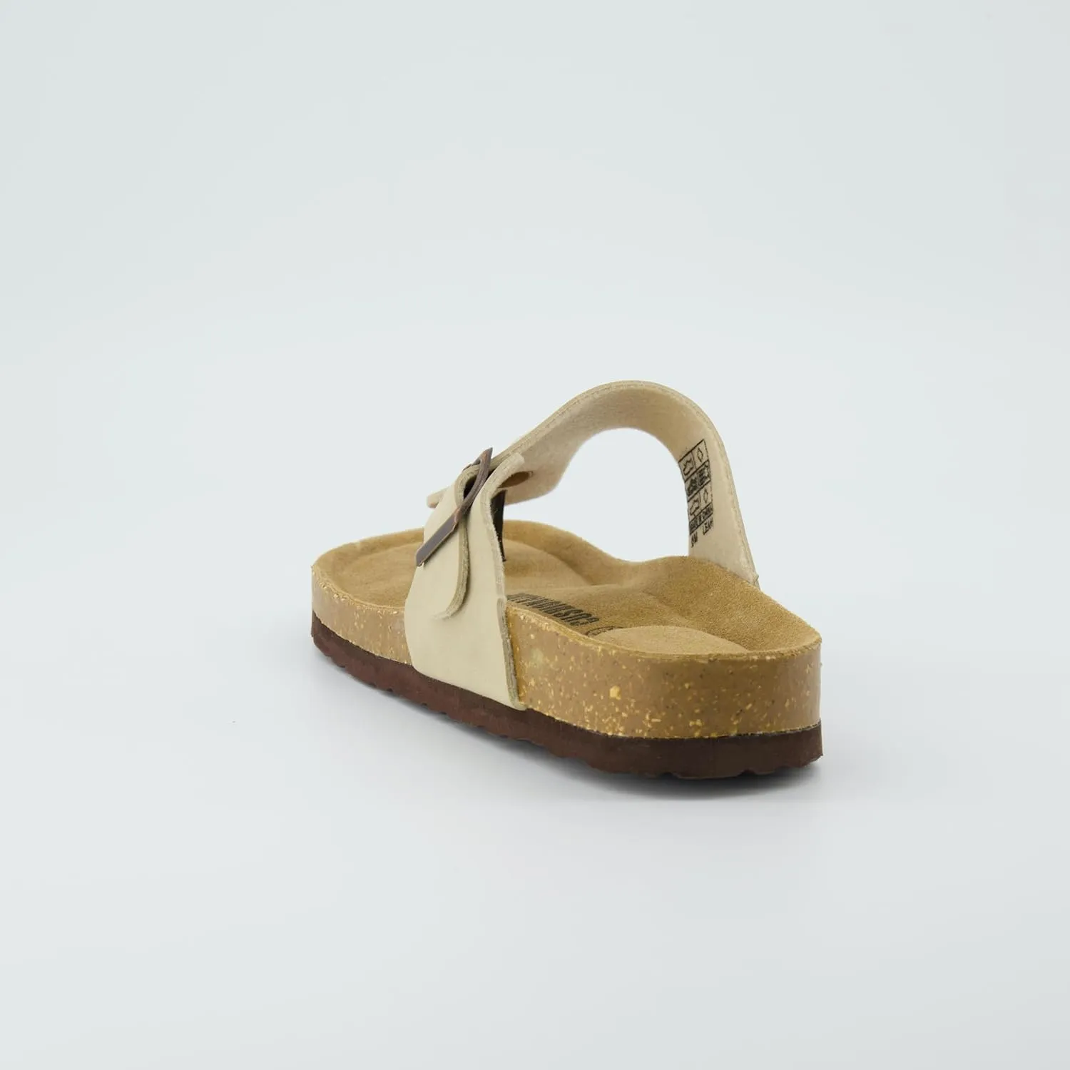 CUSHIONAIRE Women's Leah Cork Footbed Sandal With  Comfort