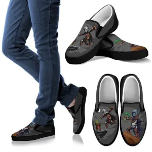 Cute Baby Yoda & Mandalorian Slip Ons Shoes Fan