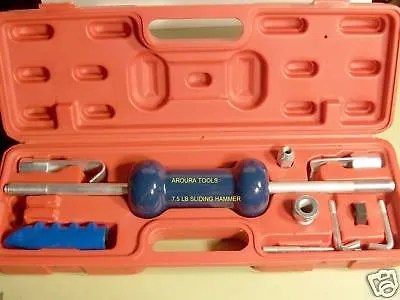 DENT PULLER KIT 7.5 LB SLIDING HAMMER - NEW IN CASE.
