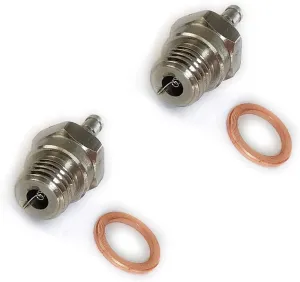 DEVMO 2 Pack Heavy Duty Hot (OS #7 Equivalent) Spark Nitro Glow Plug N3 Compatible with RC Products