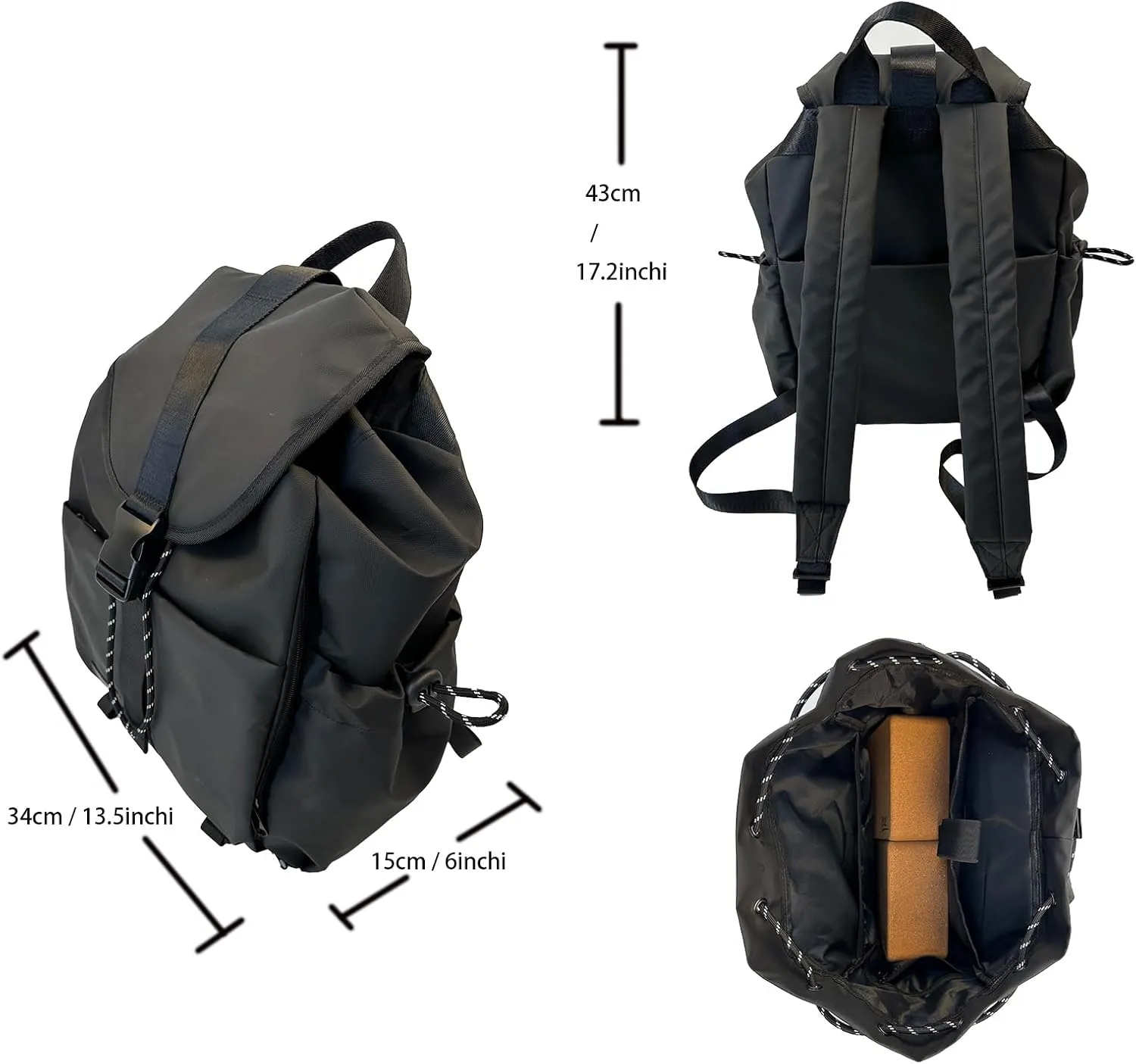 EKE Gym Laptop Yoga Tennis Backpack Sport Gift Versatile for Travel Commuting Swim Skateboard Badminton Casual Waterproof Women Men