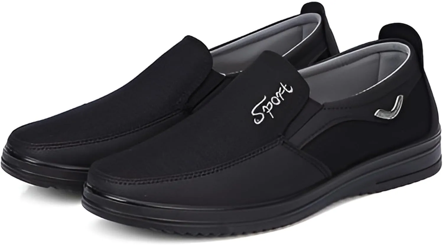 Ellniges]Men's Casual Shoes for Seniors - Soft Sole Comfortable Canvas Shoes | for Relaxed Walks and Casual Outings