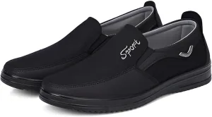 Ellniges]Men's Casual Shoes for Seniors - Soft Sole Comfortable Canvas Shoes | for Relaxed Walks and Casual Outings