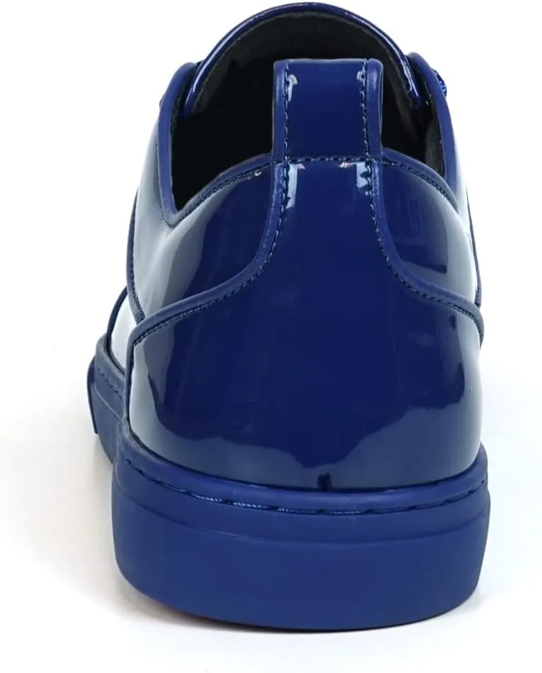 FI-2415-2 Patent Leather Cap tor Lace up Sneaker