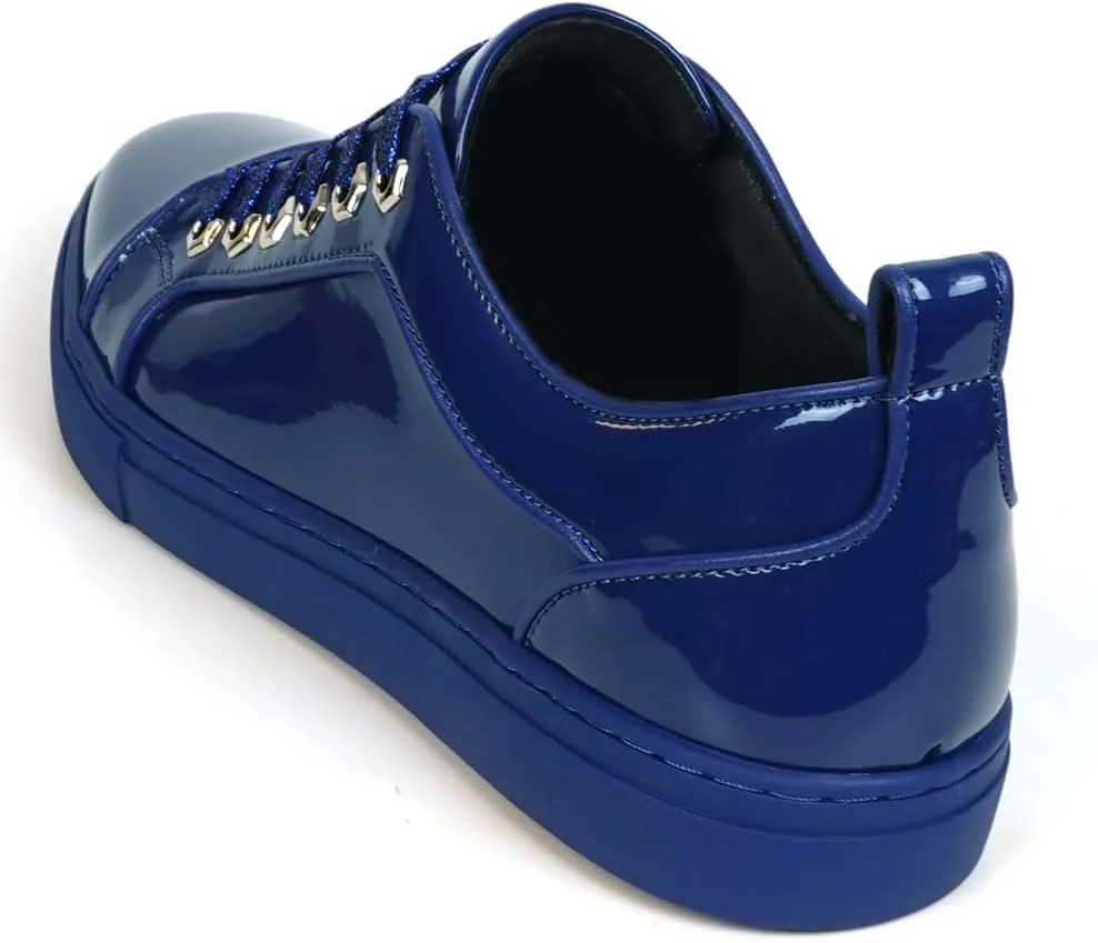 FI-2415-2 Patent Leather Cap tor Lace up Sneaker