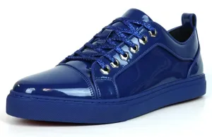 FI-2415-2 Patent Leather Cap tor Lace up Sneaker