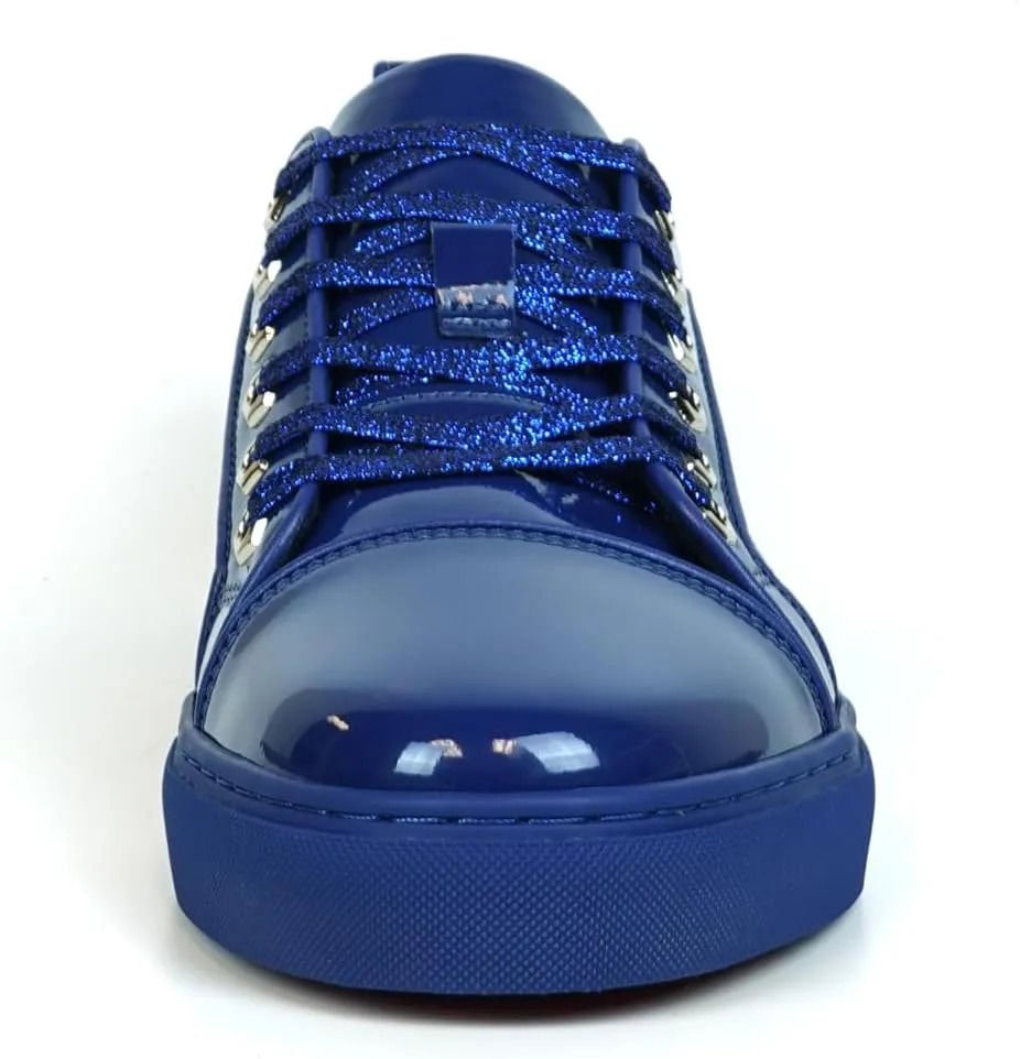 FI-2415-2 Patent Leather Cap tor Lace up Sneaker