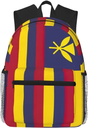 Flag of the Kingdom of Hawaii Backpack Large Sports Bag, Best for Basketball, Soccer, Volleyball, Swim, Gym, Travel