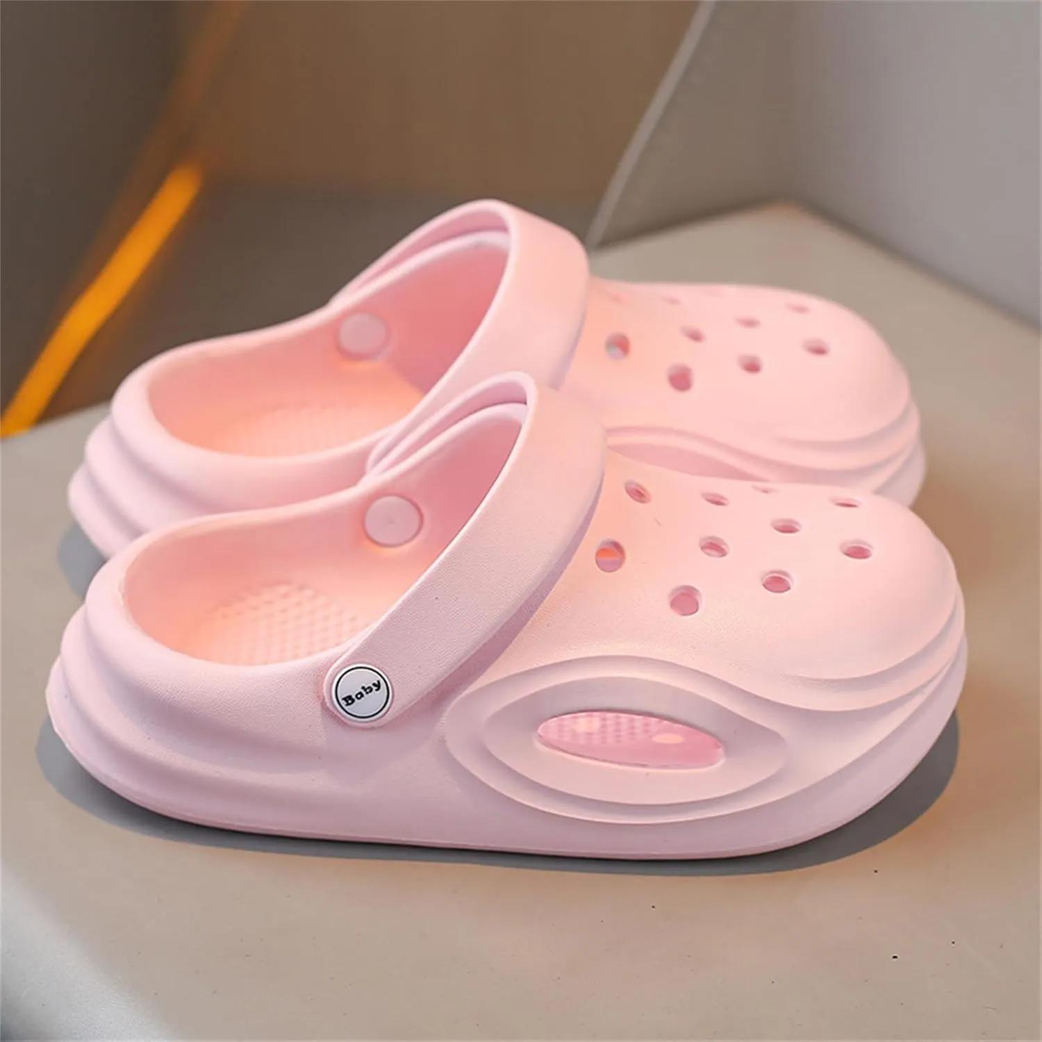 FLIOZY Kids Boys Girls Garden Clogs Slip On Slide Sandals Beach Pool Slippers Shoes Children Sandals for Indoor Outdoor
