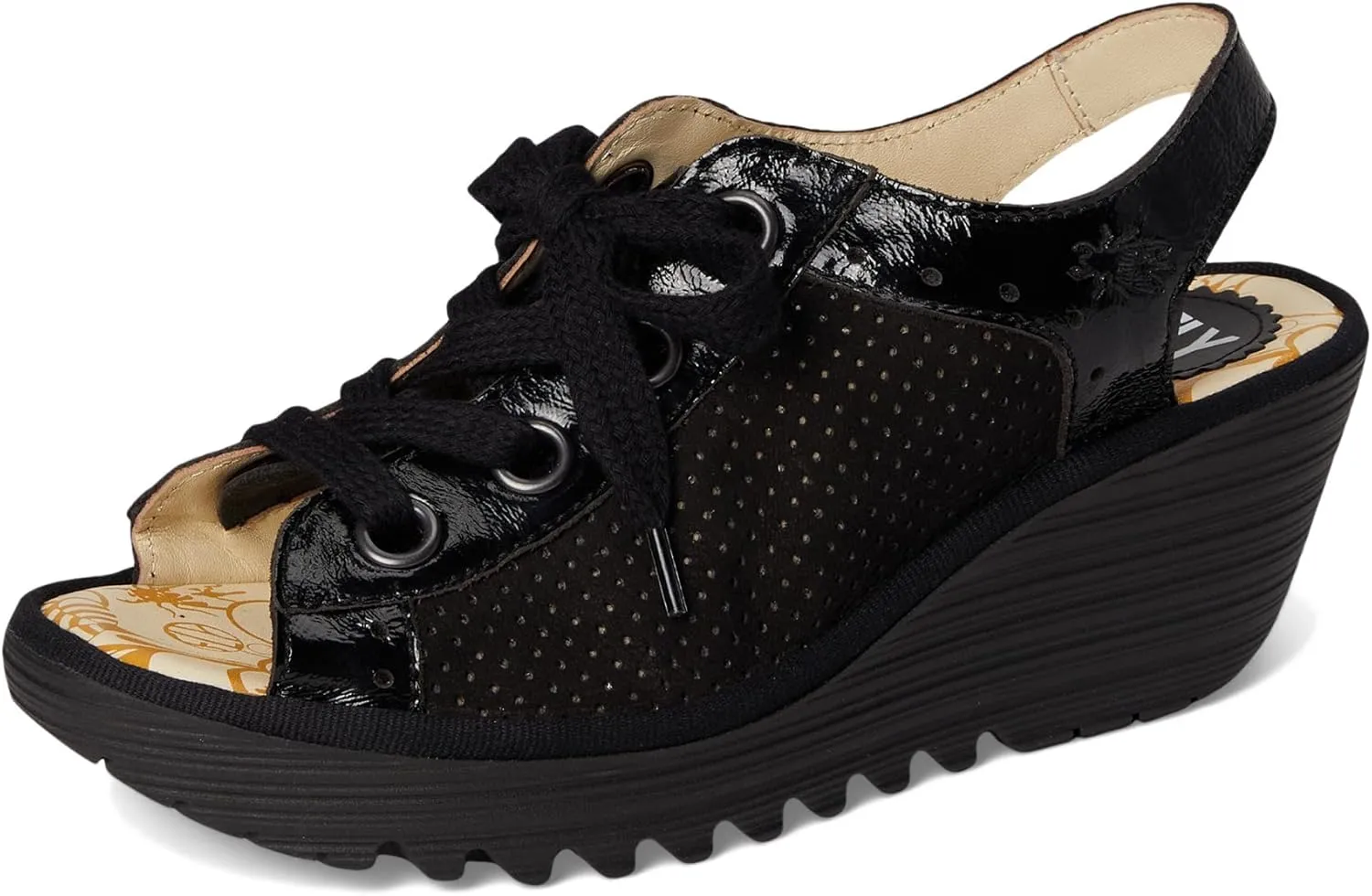 FLY London Women's Yuta617fly Wedge Sandal