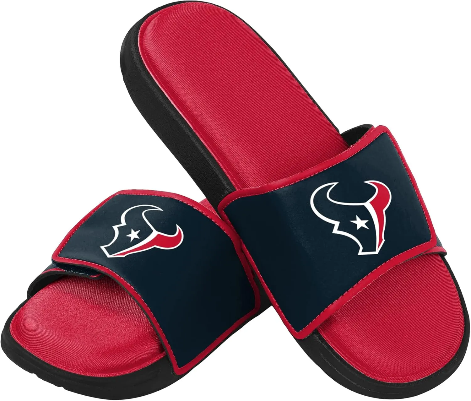 FOCO Houston Texans NFL Mens Foam Sport Slide - S