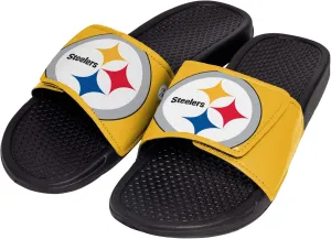 FOCO Men's NFL Team Logo Shower Sport Slide Flip Flop Sandals