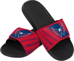 FOCO Men's NHL Team Logo Sport Shower Legacy Slide Flip Flop Sandals