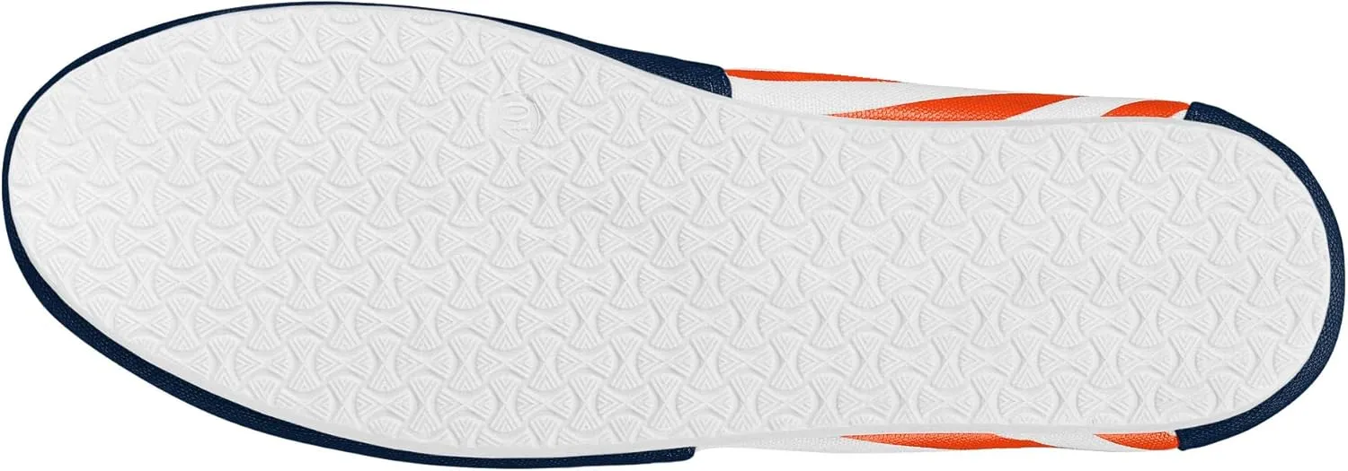 FOCO Women's NCAA NCAA College Canvas Stripe Slip On Shoes