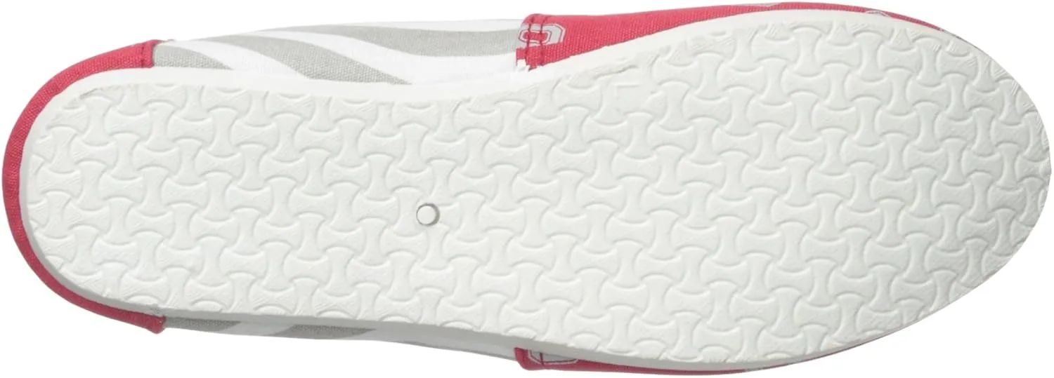 FOCO Women's NCAA NCAA College Canvas Stripe Slip On Shoes