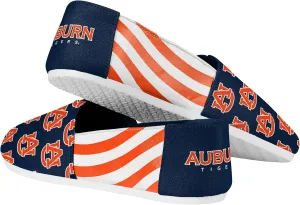 FOCO Women's NCAA NCAA College Canvas Stripe Slip On Shoes