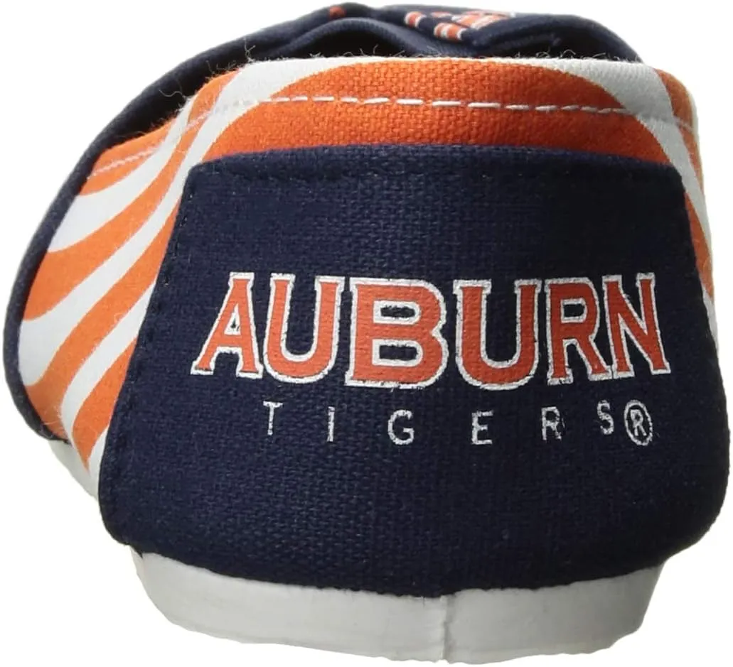 FOCO Women's NCAA NCAA College Canvas Stripe Slip On Shoes