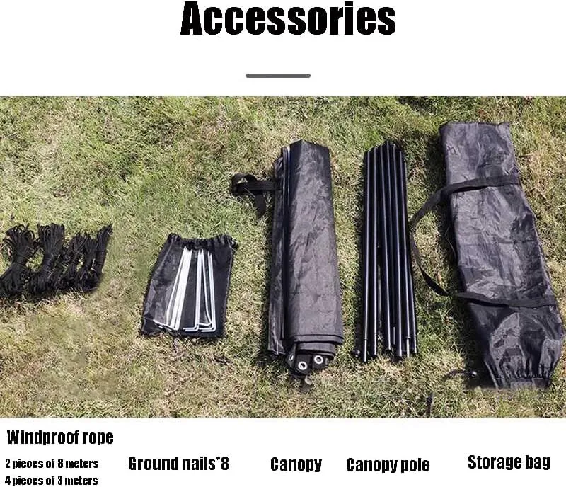 for Smart Concept/fortwo/forfour/Roadster Camping Tarpaulin Car Awning Waterproof Hammock Rainproof Sunshade Rainproof Awning Outdoor,C Blue-S