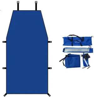 for Smart Concept/fortwo/forfour/Roadster Camping Tarpaulin Car Awning Waterproof Hammock Rainproof Sunshade Rainproof Awning Outdoor,C Blue-S