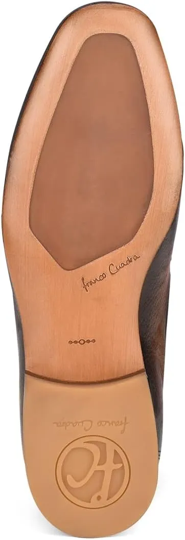 FRANCO CUADRA Women's Slip on Moccasin in Genuine Deer Leather Honey S50VNTV