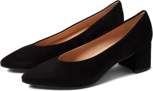 French Sole Kelly Black Suede 8 M