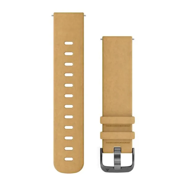 Garmin *Quick Release 20mm - Tan/Slate Suede Band