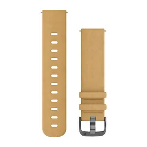 Garmin *Quick Release 20mm - Tan/Slate Suede Band