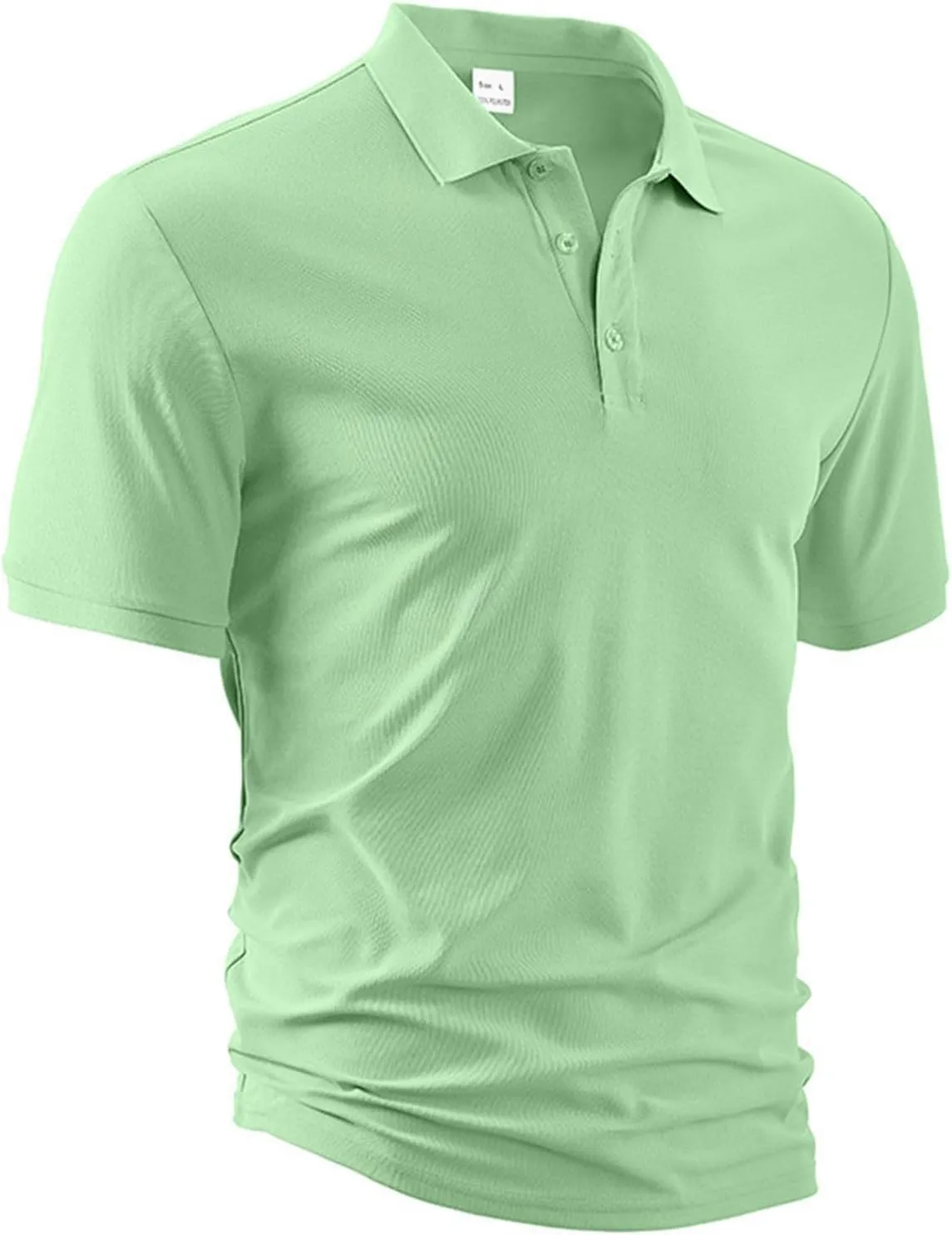 Golf Shirts for Men Performance Short Sleeve Sports Tactical T-Shirt Athletic Moisture Wicking Gym Tees Workout Tops